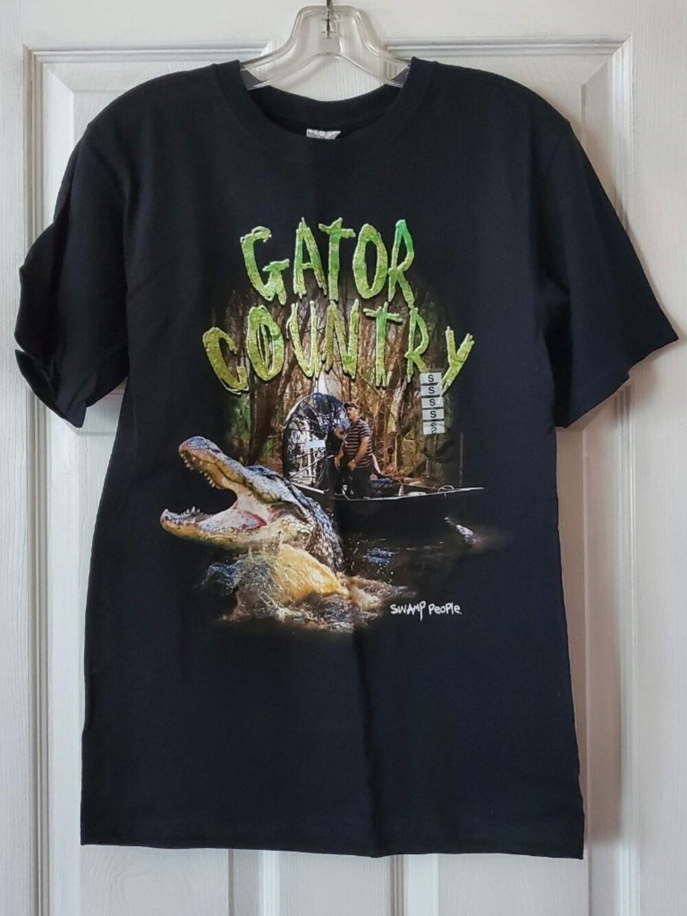 SWAMP PEOPLE GATOR COUNTRY OFFICIALLY LICENSED ANVIL TSHIRT S NWT